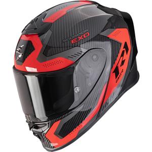 Integrálna prilba na motorku Scorpion EXO-R1 EVO II Carbon Air Propel čierno-červená