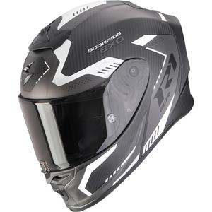 Integrálna prilba na motorku Scorpion EXO-R1 EVO II Carbon Air Propel matná čierno-strieborná