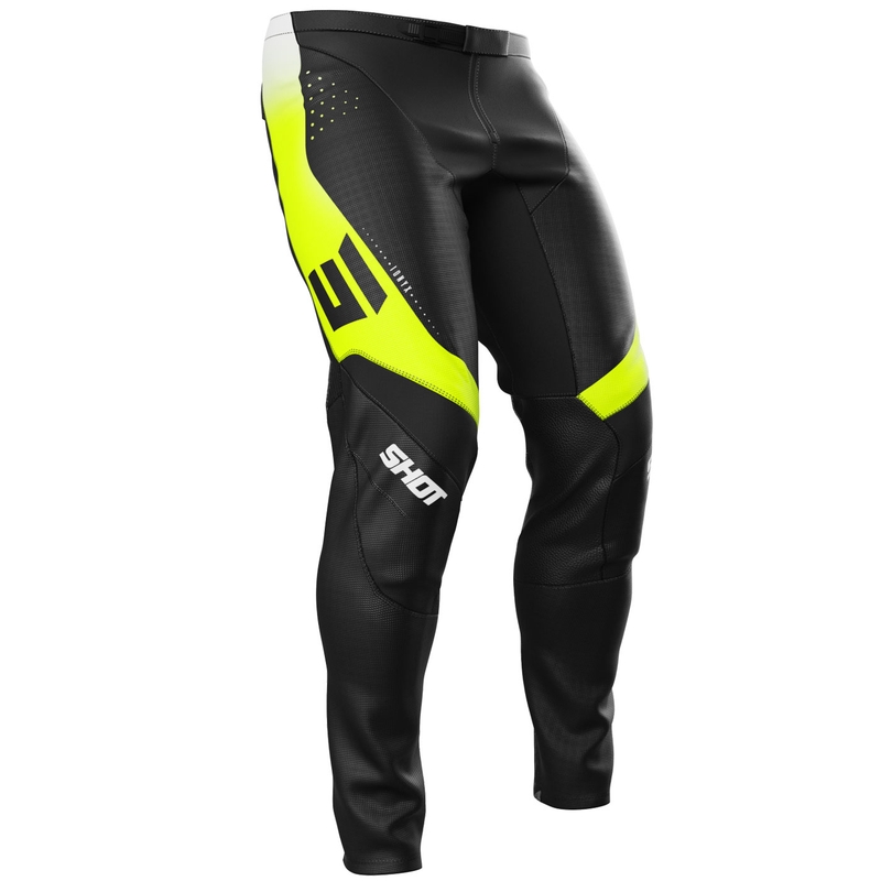 Motokrosové nohavice Shot Contact Ionyx fluo žlté