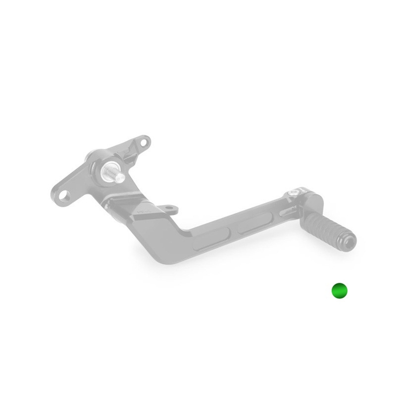 Brake foot pedal PUIG zelená Nastaviteľné