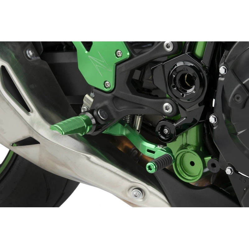 Brake foot pedal PUIG zelená Nastaviteľné