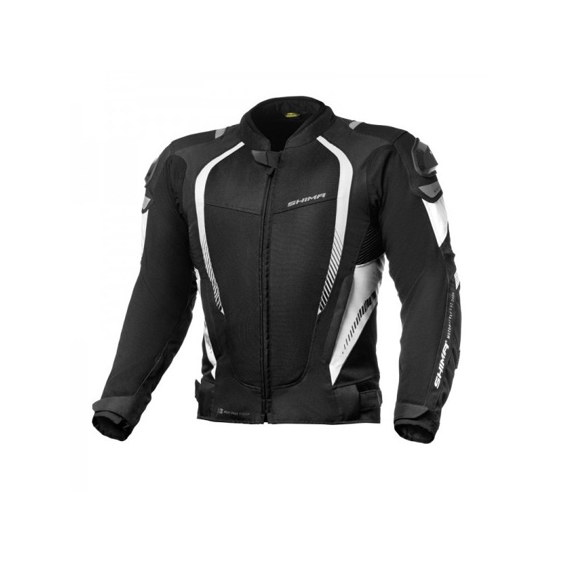 Bunda na motocykel Shima Mesh Pro čierno-biela výpredaj