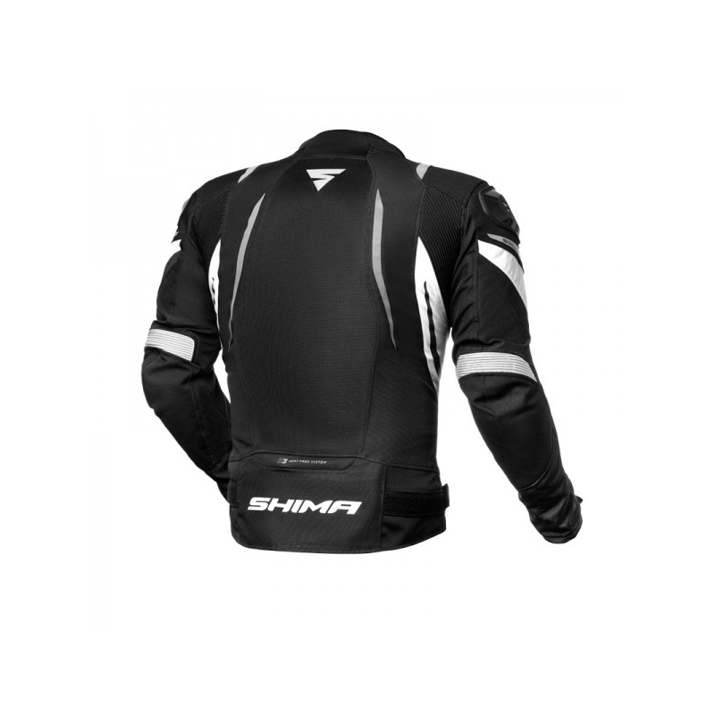 Bunda na motocykel Shima Mesh Pro čierno-biela výpredaj
