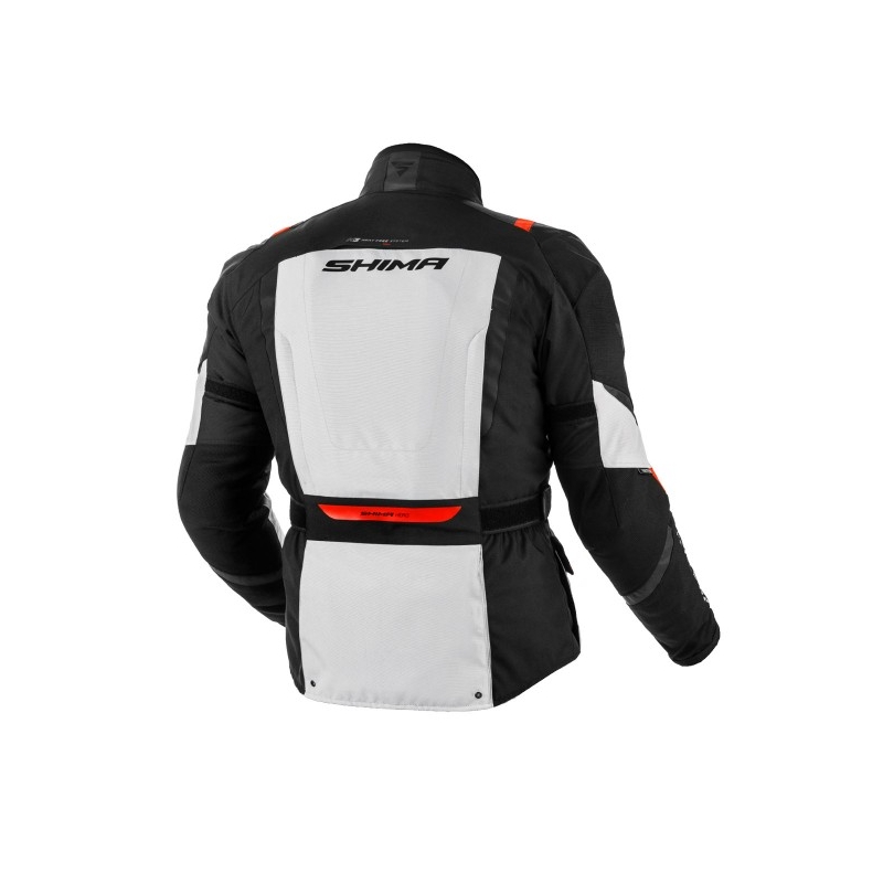 Bunda na motocykel Shima Hero čierno-šedo-červená