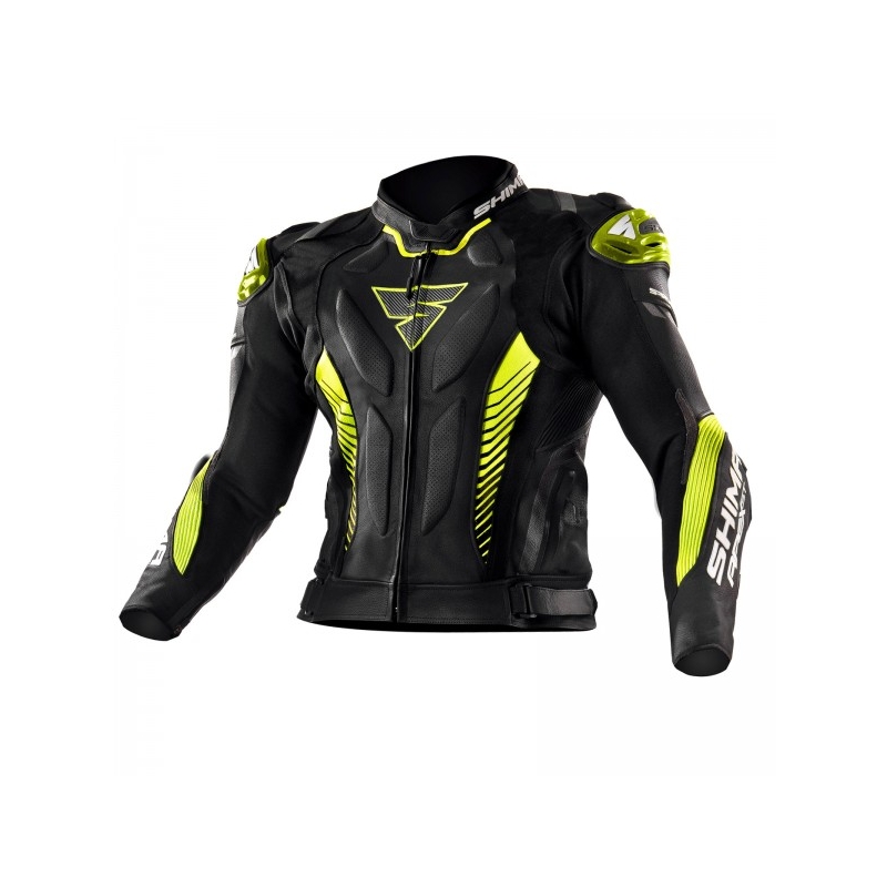 Bunda na motocykel Shima Apex čierno-fluorescenčno žltá