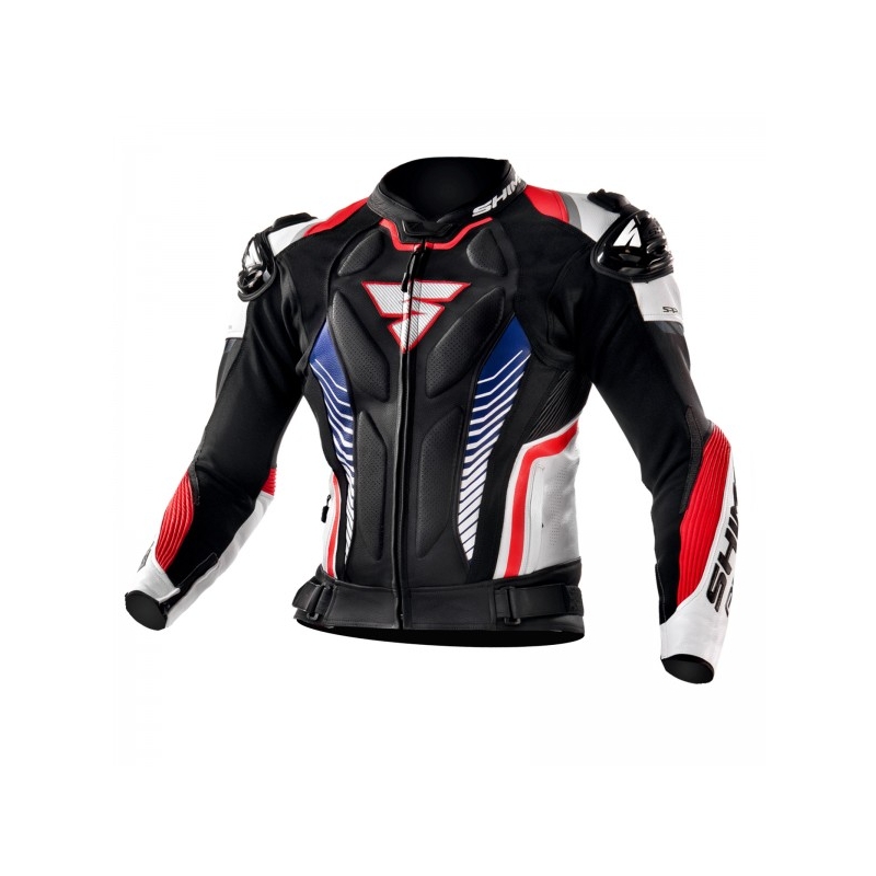 Bunda na motocykel Shima Apex čierno-bielo-červená výpredaj