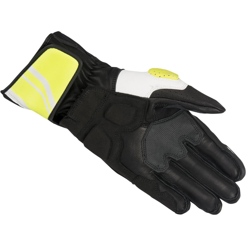 Rukavice na motocykel Alpinestars SP-8 čierno-bielo-žlté