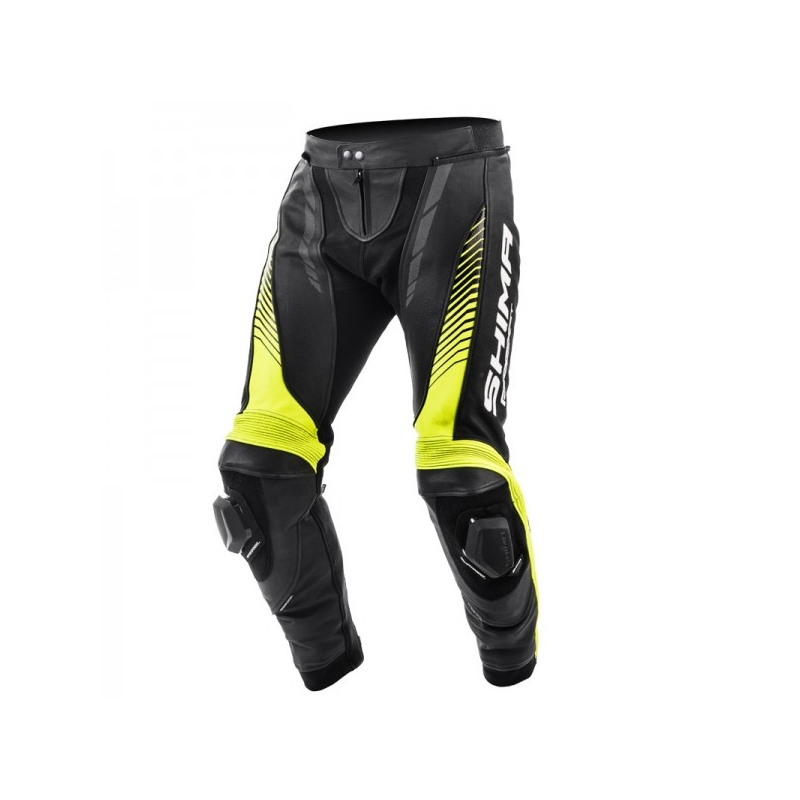 Nohavice na motocykel Shima Apex čierno-fluorescenčno žlté