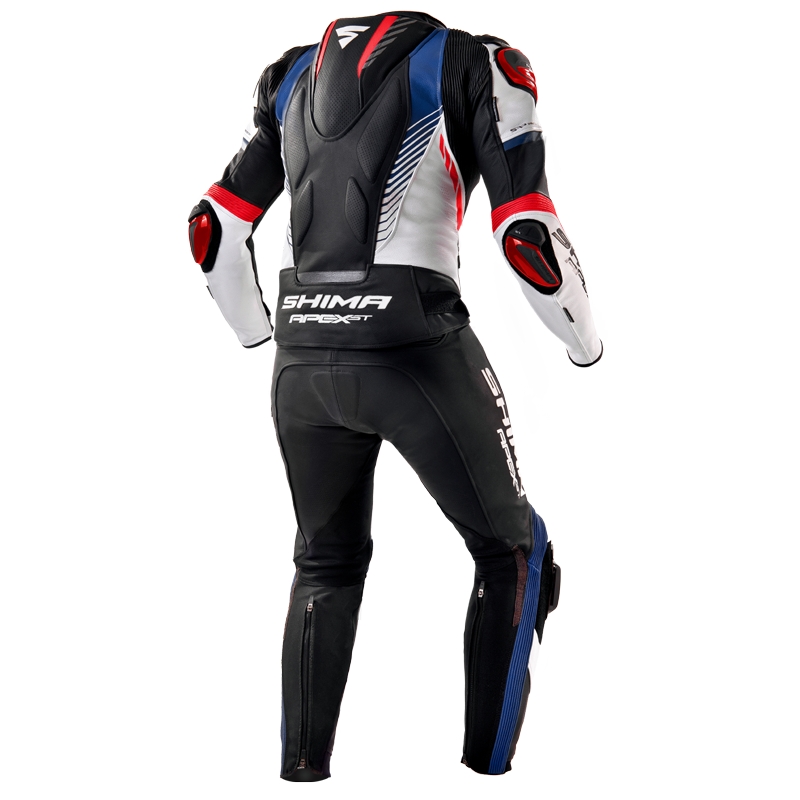 Kombinéza na motocykel Shima Apex čierno-bielo-červená výpredaj