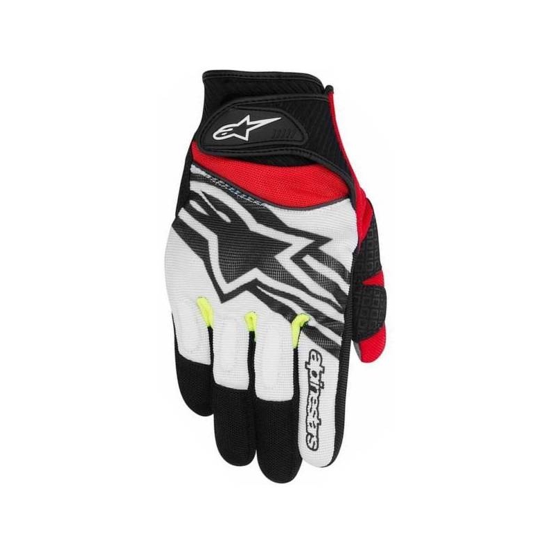 Rukavice na motocykel Alpinestars Spartan čierno-bielo-červené
