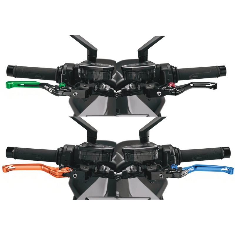 Páčka spojky bez adaptéra PUIG 4.0 skladacie titan/orange