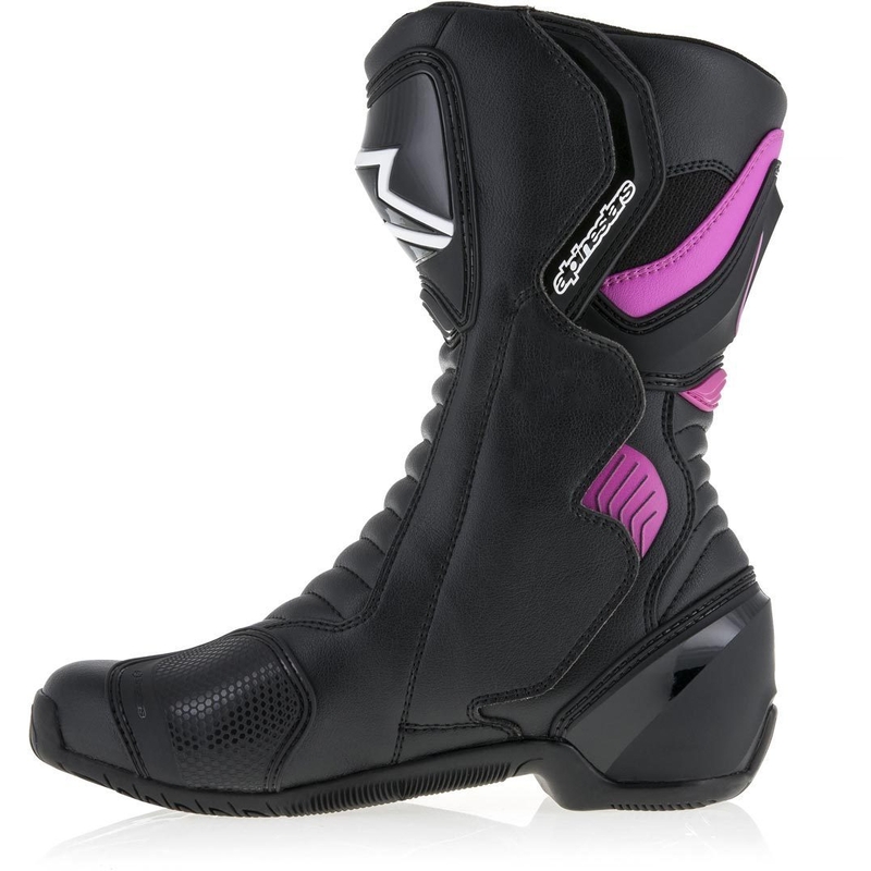 Dámske topánky na motocykl Alpinestars Stella S-MX 6 čierno-fialovo-biele