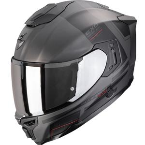 Integrálna helma na motorku Scorpion EXO-1500 Air Dual matná strieborno-čierno-červená