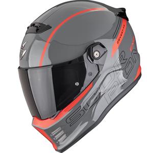 Integrálna helma na motorku Scorpion Covert FX Danko šedo-červená