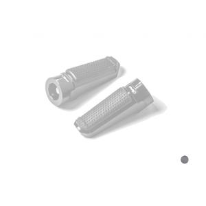 Stupačky bez adaptéru PUIG SPORT 7318Y titán s gumou