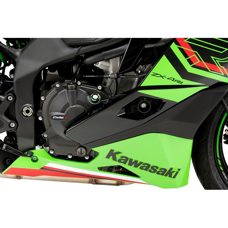 Kryty motorov PUIG Track for Championship čierna included 2 oil plugs