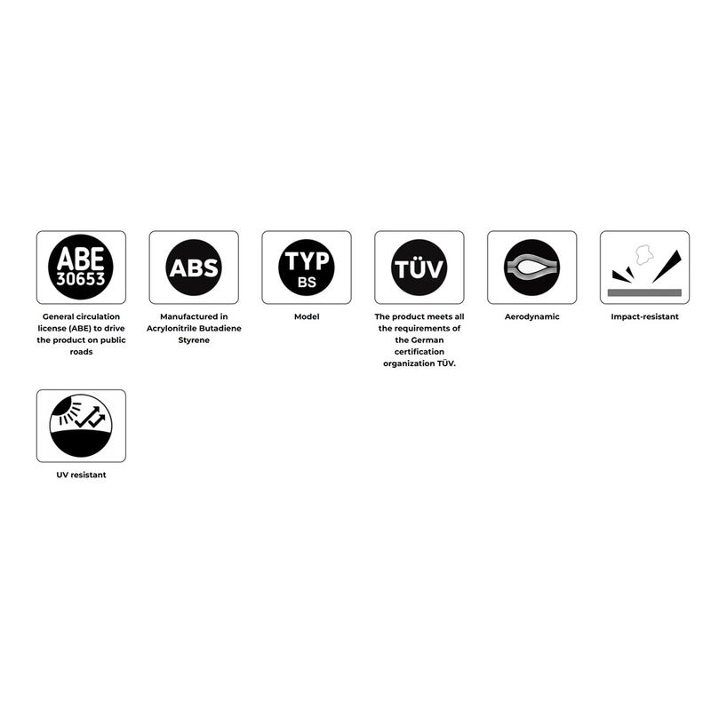 Spojler motora PUIG karbónový vzhľad vrátane samolepiek