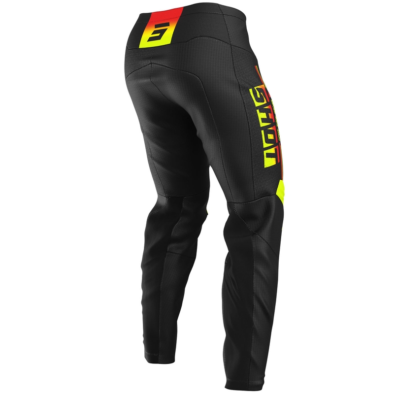 Motokrosové nohavice Shot Devo Block fluo žlté