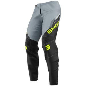 Motokrosové nohavice Shot Devo Daytona fluo žlté