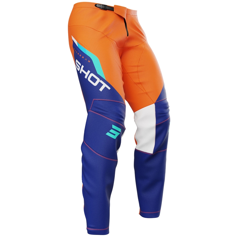 Motokrosové nohavice Shot Devo Daytona oranžové