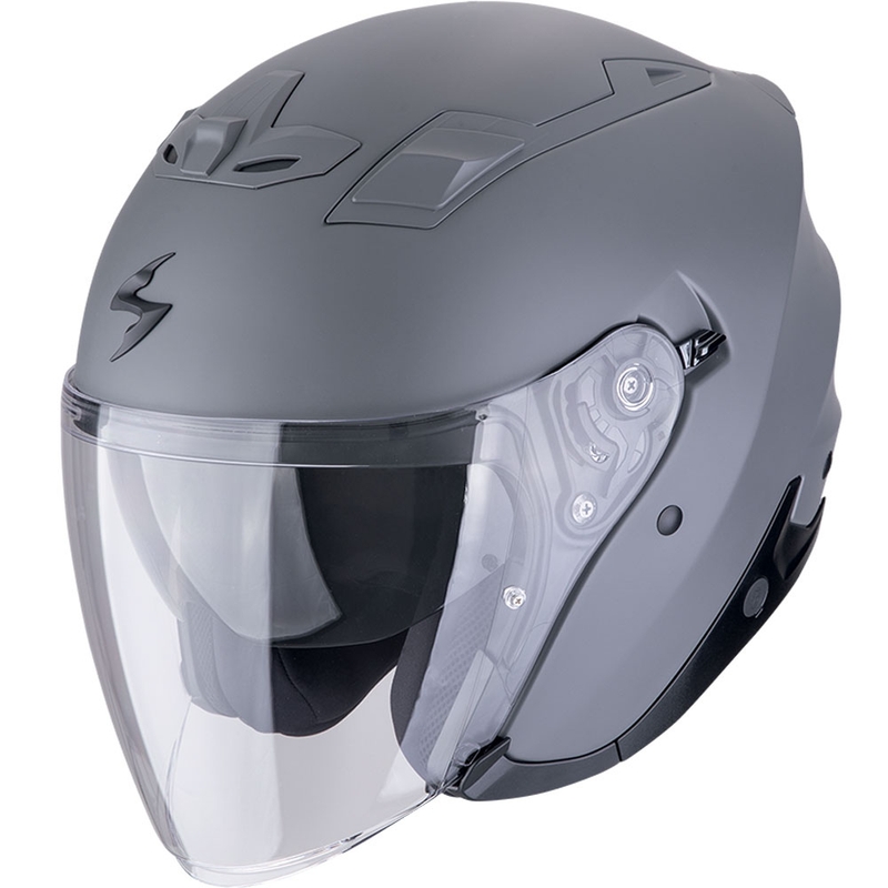 Otvorená prilba na motorku Scorpion EXO-Z1 SOLID matná cementovo šedá