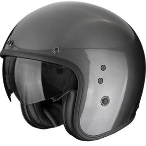 Otvorená prilba na motorku Scorpion Belfast EVO Solid metalická šedá