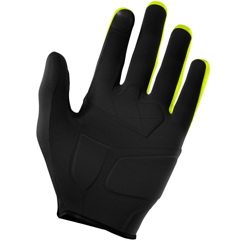 Motokrosové rukavice Shot Drift Onyx fluo žlté