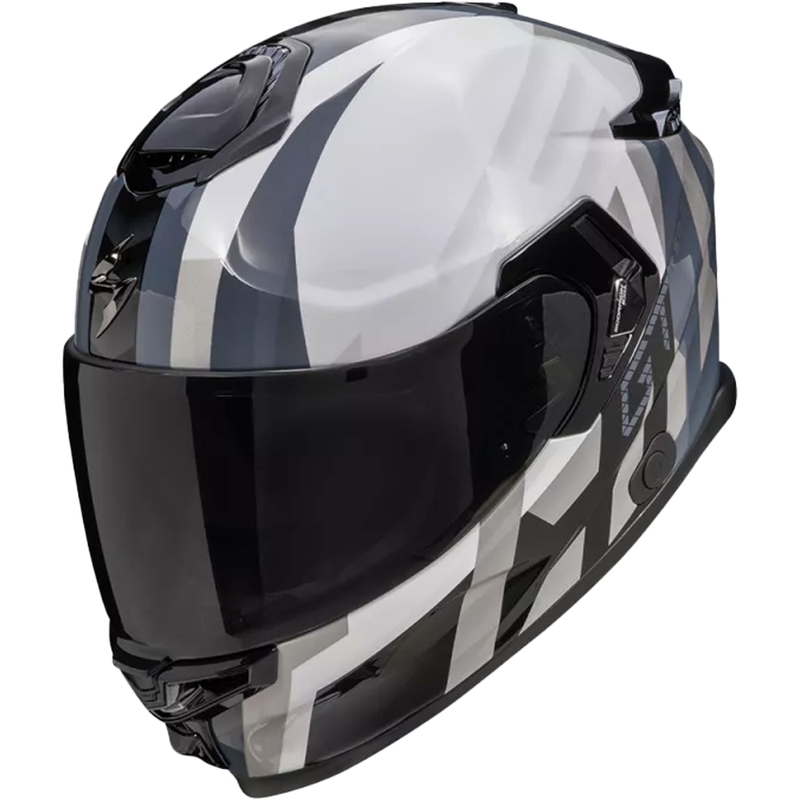 Integrálna prilba na motorku Scorpion EXO-GT SP AIR TOURADVEN perleťovo bielo-strieborná výpredaj
