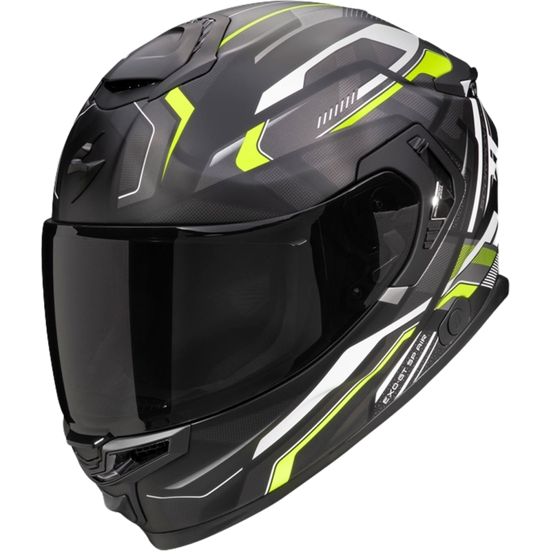 Integrálna prilba na motorku Scorpion EXO-GT SP Air Augusta čierno-šedo-fluo žltá výpredaj