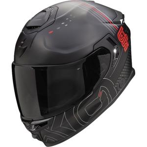Integrálna prilba na motorku Scorpion EXO-GT SP AIR TECHLANE čierno-šedo-červená