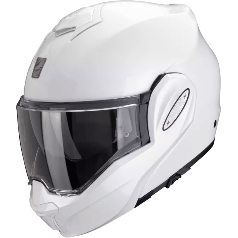 Preklápacia prilba Scorpion EXO-TECH EVO PRO SOLID perleťovo biela