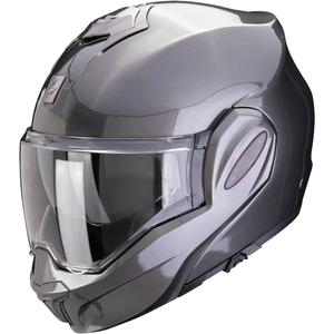 Preklápacia prilba Scorpion EXO-TECH EVO PRO SOLID metalická šedá