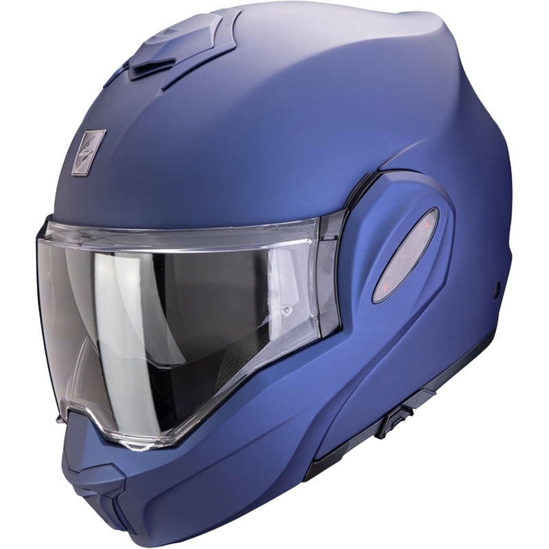 Preklápacia prilba Scorpion EXO-TECH EVO PRO SOLID matná metalická modrá