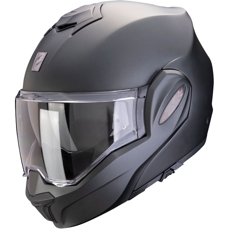 Preklápacia prilba Scorpion EXO-TECH EVO PRO SOLID perleťovo matná čierna