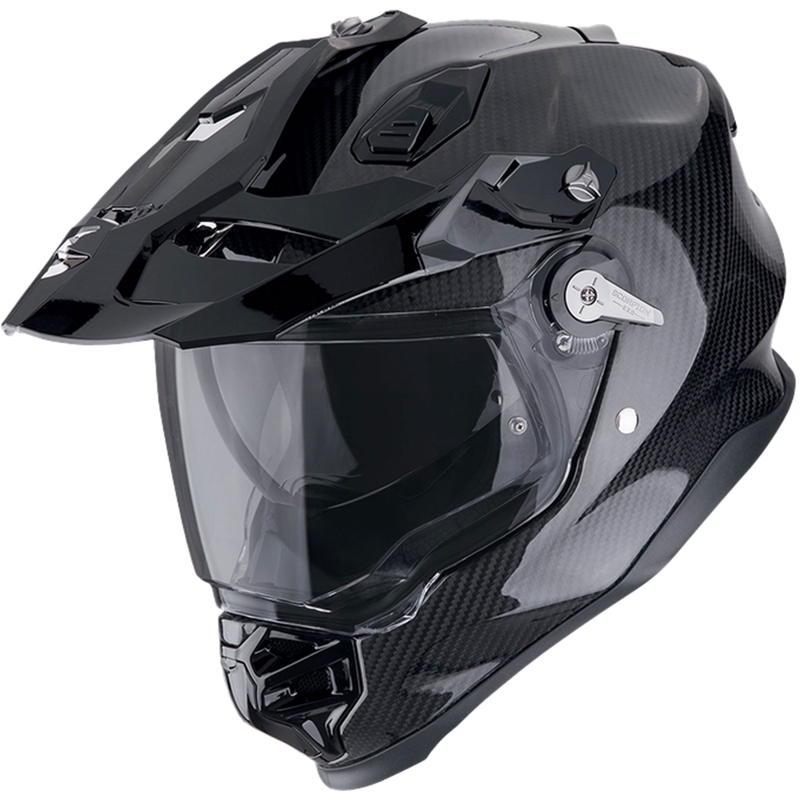 Enduro helma Scorpion ADF-9000 CARBON AIR SOLID čierna