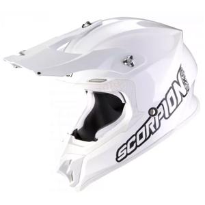 Motokrosová prilba Scorpion VX-16 EVO AIR Solid biela
