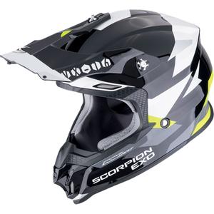 Motokrosová prilba Scorpion VX-16 EVO AIR ROD čierno-fluorescenčno žltá
