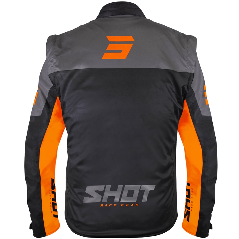 Softshellová bunda Shot Softshell Lite čierno-oranžová