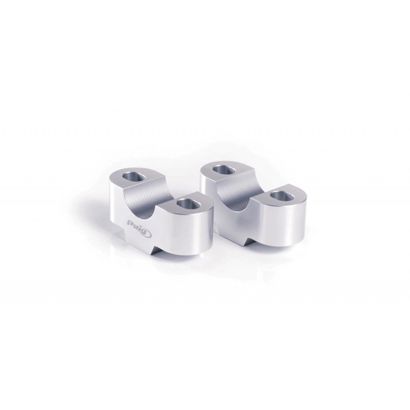 Zvýšenie riadidiel PUIG strieborná height 25mm, d 39mm