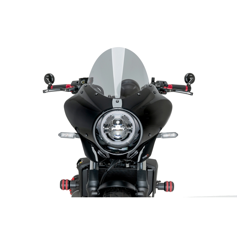 Plexi štít PUIG MIRAGE TOURING dymové