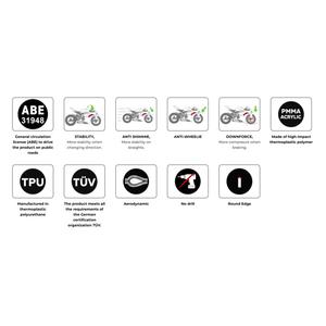 Bočné spojlery PUIG RACE 21223N čierna