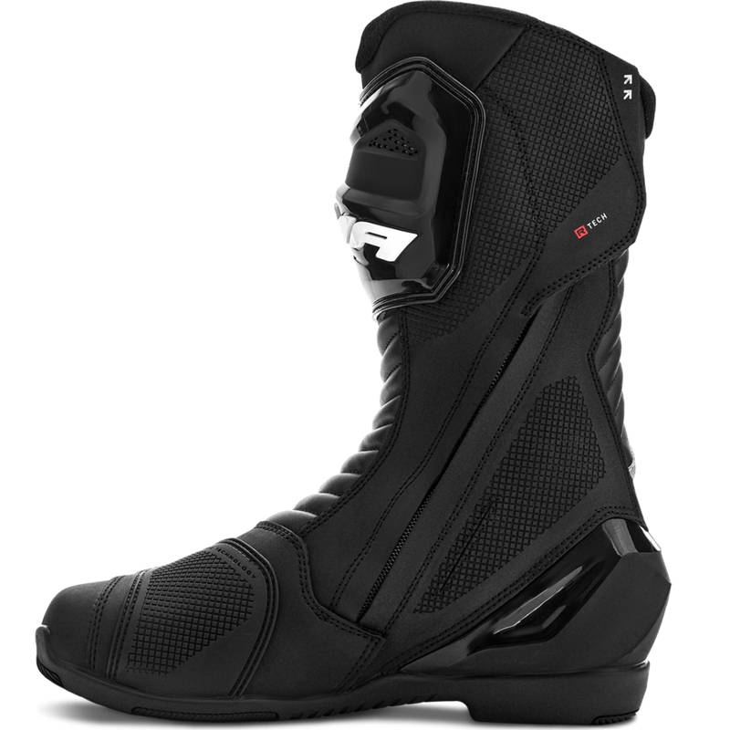 Topánky na motorku Shima RX-3 čierno-fluo červené