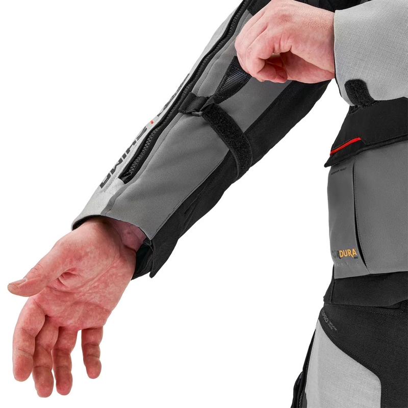 Bunda na motorku Shima Tracker svetlo šedá