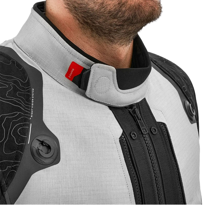 Bunda na motorku Shima Tracker svetlo šedá