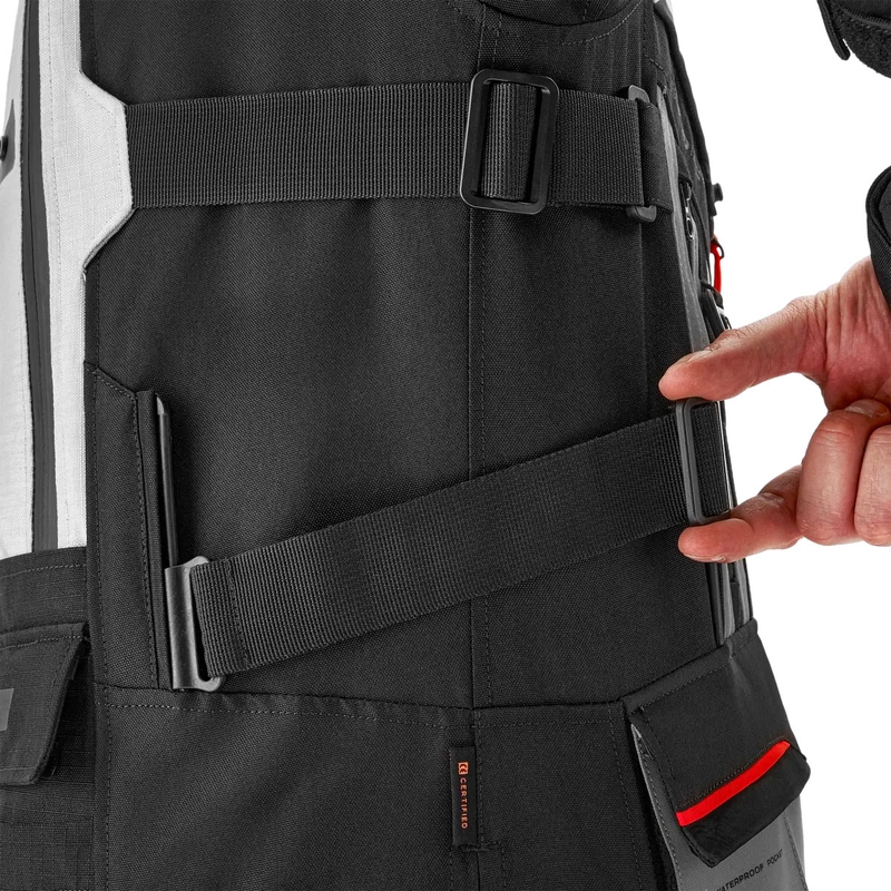 Bunda na motorku Shima Tracker svetlo šedá