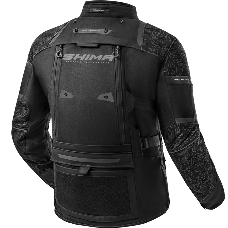 Bunda na motorku Shima Tracker čierna