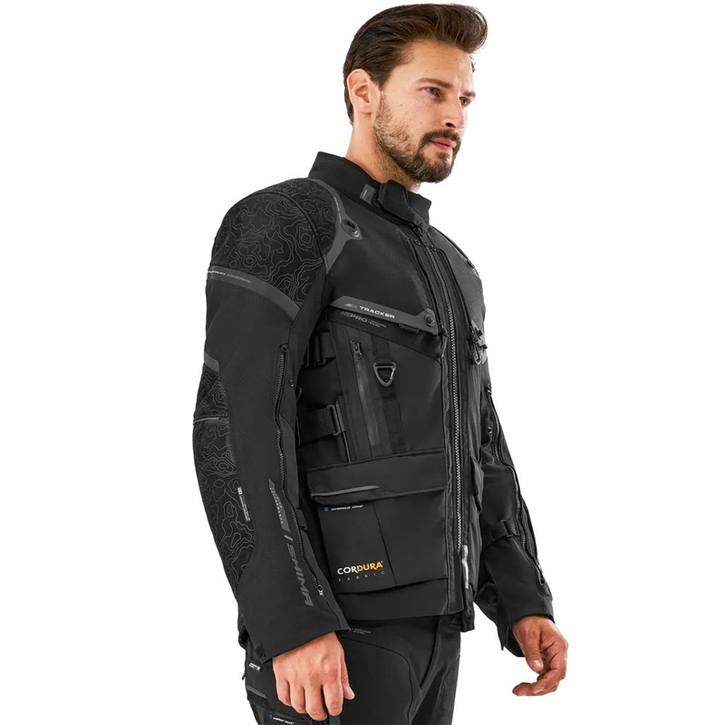 Bunda na motorku Shima Tracker čierna