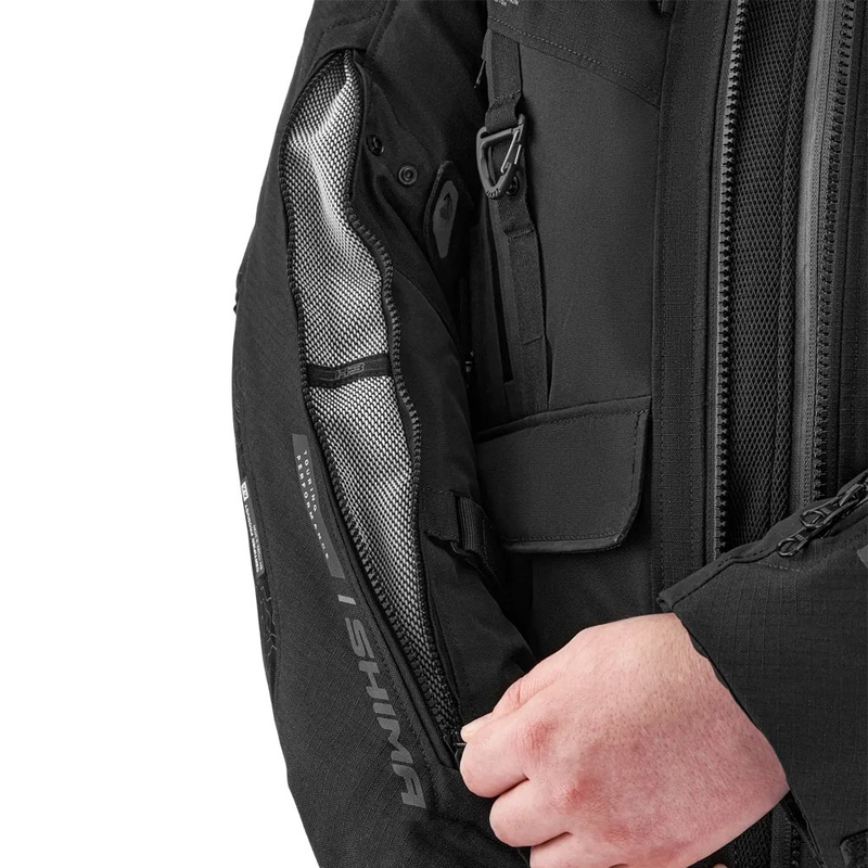 Bunda na motorku Shima Tracker čierna