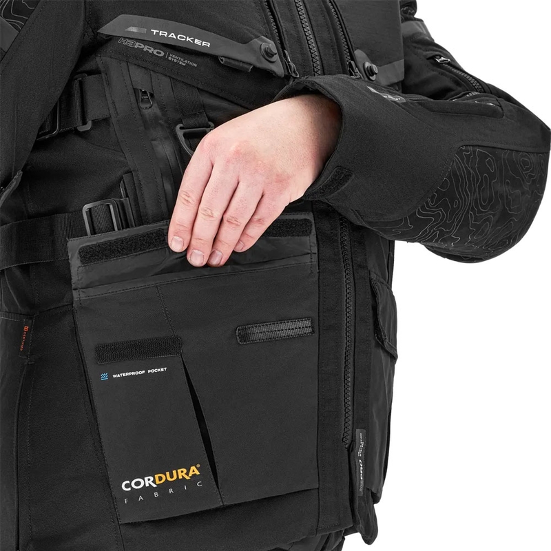 Bunda na motorku Shima Tracker čierna