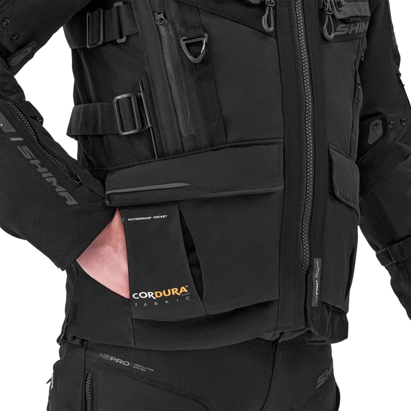 Bunda na motorku Shima Tracker čierna